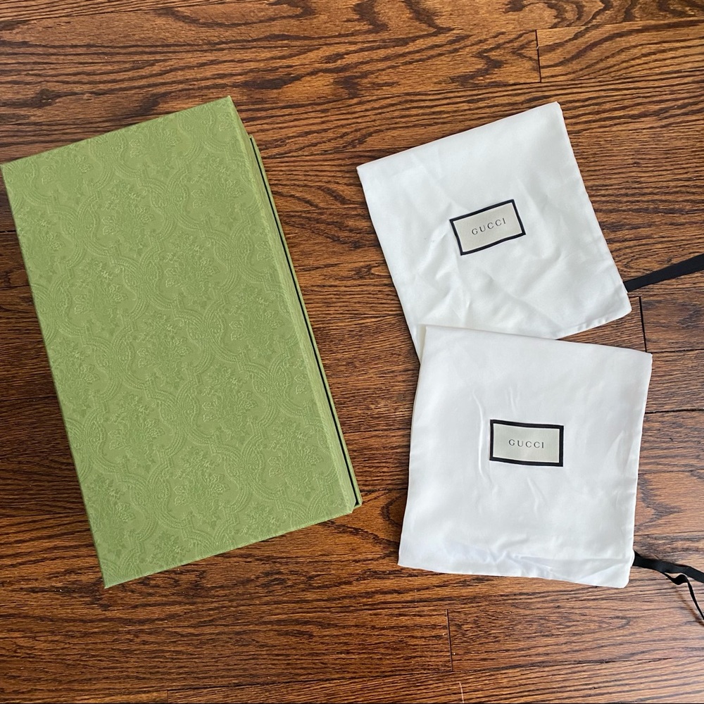 Authentic Gucci Empty Green Box And Dust Bags - image 4